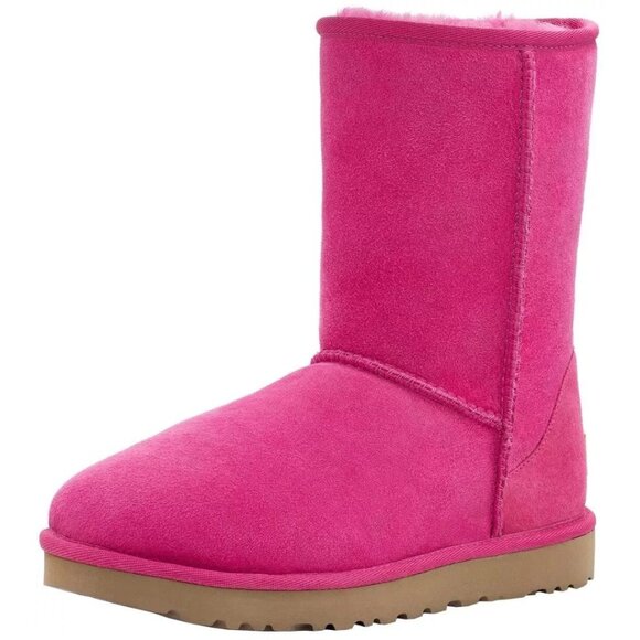 UGG Women's Classic Short II Boot Pink Berry Sheepskin Size 11 NEW w/ Box NIB - Picture 1 of 10